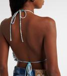 Мармо топ-бюстье из денима Pucci, Blue/Medio - фото 5