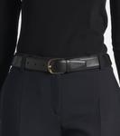 Кожаный ремень Toteme, черный - фото 2