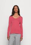 Джемпер TOM TAILOR BASIC V-NECK, Cozy Pink/Berry - фото
