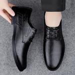 Повседневные мужские туфли черные экстравагантные - фото 5