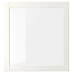 Дверь, белый/стекло, 60х64 см, OSTVIK IKEA - фото