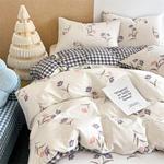 LUOLAI HOME Постельное белье, 3 предмета, 120 см, цвет персиковый - фото 10