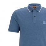 Футболка поло Passertip HUGO BOSS, синяя - фото 7