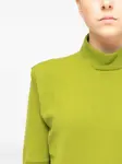 Свитер с высоким воротником La Rose, зеленый - фото 5
