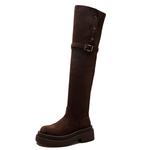 Сапоги женские Take The Qin, коричневый - фото