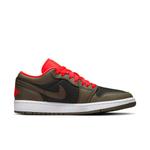 Кроссовки 1 low se 'newsprint olive grey ' Air Jordan, мультиколор - фото 2