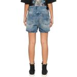 Кроссоверные джинсовые шорты R13, синий - фото 6