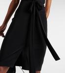 Мини-платье-халтер с завязками Norma Kamali, черный - фото 6