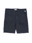 Il Gufo льняные шорты-бермуды, синий - фото