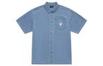 MLB Рубашка Base Logo Unisex Light Blue - фото