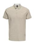 Поло ONLY & SONS Poloshirt Onsefletcher, цвет Chinchilla - фото