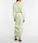 Платье-свитшот из хлопка Y/Project, Lime Green - фото 3