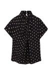 Блуза Mango Blouse, Black - фото 6