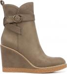 Женские ботильоны ZODIAC Ina на танкетке, Olive Green Microfiber - фото 2