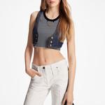 Жилет женский Louis Vuitton, синий - фото 3