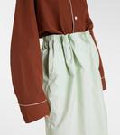 Хлопковая миди-юбка Prada, Acqua - фото 4