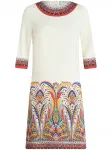 Платье с принтом пейсли ETRO, белый - фото