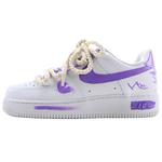 Nike Кроссовки для скейтбординга Air Force 1 Coverage Slip Resistant Low Top Unisex белые - фото