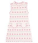 Платье Джози крючком из хлопка и шерсти Bebe Organic, Heart Knit - фото