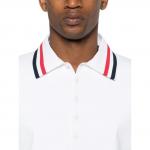 Поло с полосками Rwb THOM BROWNE, белый - фото 6