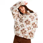 Куртка Roxy Jive Talking Bonded Fleece, коричневый - фото 3