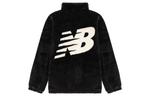 Куртка New Balance Logo Windbreaker Jacket 'Black White', черный - фото 4
