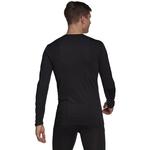 Компрессионный длинный рукав Adidas, черный - фото 4