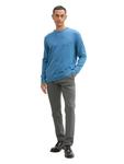 Пуловер Tom Tailor Pullover BASIC CREWNECK KNIT, синий - фото 2