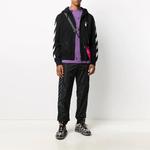 Брюки stripe nylon training long pants black Off-White, черный - фото 2