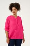 Блуза KAFFE CURVE KCMille, розовый - фото 2