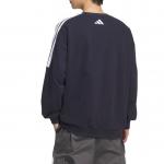 Adidas Унисекс-худи синего цвета - фото 3