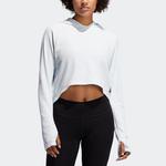 Свитшот женский светло-голубой Adidas - фото 3