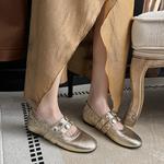 Hongyanglin Серебряные балетки Мэри Джейн, цвет Silver - фото 10