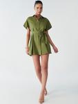 Платье-рубашка BWLDR Lori, оливковый - фото 3