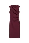 Платье Mango Shift dress, Bordeaux - фото 5