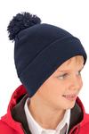 Зимняя шапка с помпоном Essentials Result, темно-синий - фото 2