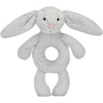 Плюшевая игрушка Bunny Shy Gray Rabbit, высота 18 см JELLYCAT - фото