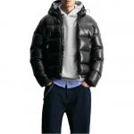 ZARA Пуховик мужской черный - фото 5