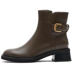 Ботильоны женские 4,8 см LE SAUNDA, Black Bkl - фото