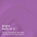 Быстросохнущий лак RapiDry OPI, Bright Back at It (purple) - фото 2