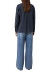 Блуза comma Button-down blouse, Dunkelblau/Dark Blue - фото 7
