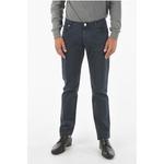 Синие хлопковые брюки Corneliani, Blue - фото