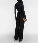 Широкие брюки с вырезами Mugler, черный - фото 3