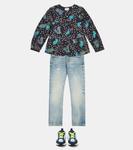 Джинсы скинни с тигром Scotch & Soda Kids, синий - фото 2