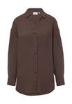 Блуза comma casual identity Button-down blouse, Mokka/Dark Brown - фото 4