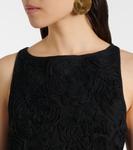 Цветочный топ Rotate, черный - фото 4