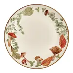 Плоская тарелка с грибами El Corte Inglés, коричневый - фото