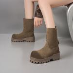 Ботильоны женские коричневый Eblan - фото 6