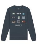 Свитер Watapparel Sweatshirt Videogames, антрацит - фото