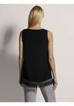 Топ с кружевом Madeleine, черный - фото 2
